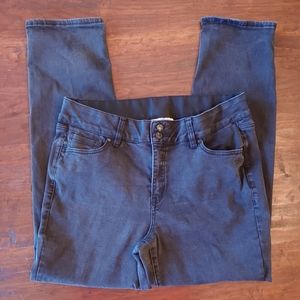 Lane Bryant Black Faded Jeans pants straight leg